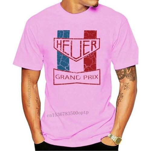 New Men t shirt Tag McQueen Heuer Vintage Tee Shirt t-shirt novelty tshirt women