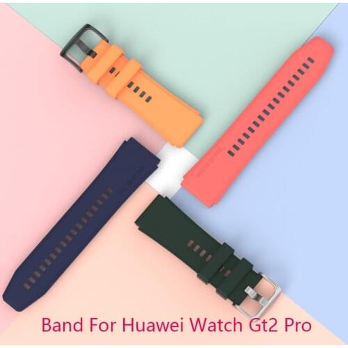 Official Silicone Bracelet For Huawei Watch Gt2 Pro Watch Band For Huawei Watch Gt2 Pro Wrist Band Strap For Huawei Gt2 Pro New