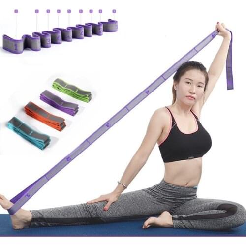 Professional Gymnastics Adult Girl Latin Training Bands Pilates Yoga Stretch Resistance Bands Fitness Elastic Tension Band Sport