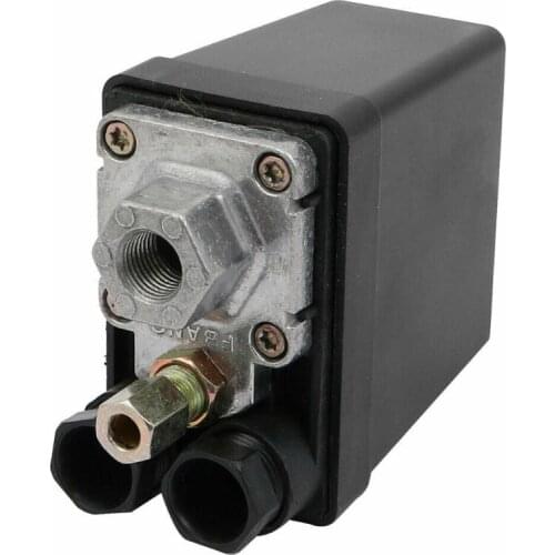 240V 15A 1.2Mpa PSi 175 Air Compressor Pressure Bar Control Switch Black