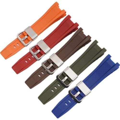 Camouflage Rubber Straps for Casio G- Shock GST-W300/GST-S110/S100G/GST-W110/W100G Bracelet Sport Watchband Accessories
