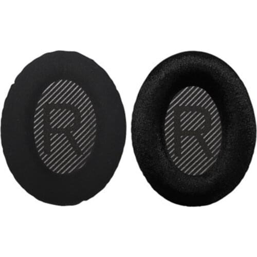 Replacement Ear Pads Frosted Flannel Velvet Memory foam Cushions for Bose Quietcomfort 35 QC35 QC25 AE2 QC2 QC15 AE2I Headphones