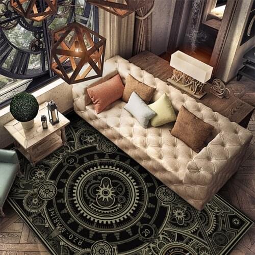 Modern Simple Abstract 3D Printing Carpets for Living Room Bedroom Area Rugs Home Decorative Carpet Kids Room Play Antiskid Mats