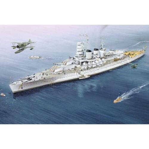 Trumpeter 05779 1/700 Model Italian Veneto Battleship 1940 Warship Kit Parts TH05367-SMT6