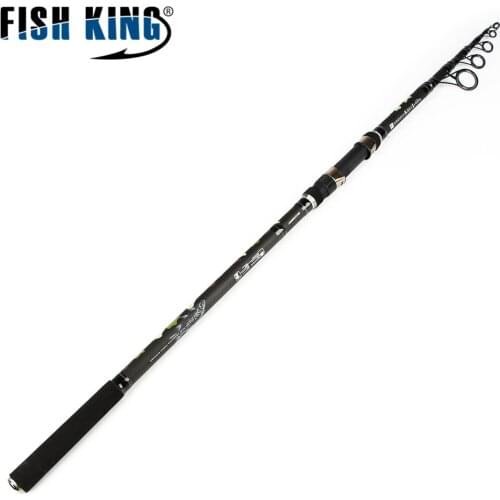 FISH KING Carp Fishing Rod 99% Carbon Standard 3.6m3.9m Contraction length 6 Secs Actual Weight 272G C.W 3.0/3.5LBS PechePesca