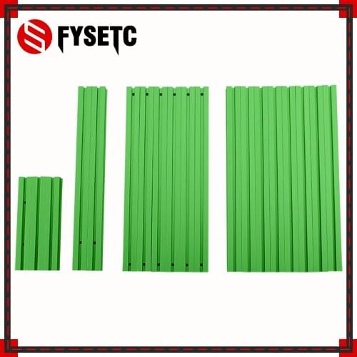 Voron V0.1 Green Multicolor 1515 Aluminum Extrusion Alloy Profile Frame Bracket Drilling And Tapping Aluminum Profile Kit