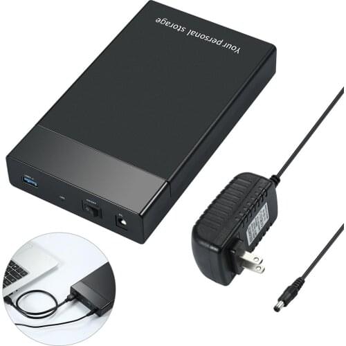 High Speed USB 3.0 2.5/3.5inch SATA HDD Enclosure External Hard Disk Drive Case