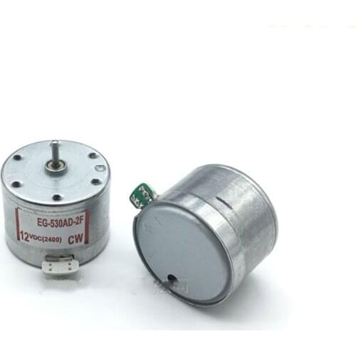 1Pc EG-530AD-2F/2B/6B/6F/9B/9F CCW CW 2400RPM 6V 9V 12V Recorder motor High Torque Cylinder Shaped Electric Mini DC Motor
