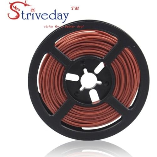100 meters/roll 328ft 22AWG Flexible Silicone Rubber Wire Tinned Copper line RC Cable DIY with 10 colors to choose from