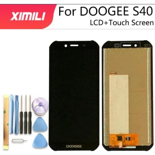 100% Tested New For DOOGEE S40 LCD Display+Touch Screen Digitizer Assembly 100% Original LCD+Touch Digitizer for S40 Lite+Tools