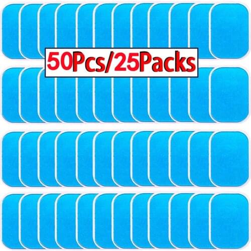 100 Pcs Gel Pads For EMS Abdominal Trainer Muscle Stimulator Exerciser Slimming Machine Accessories