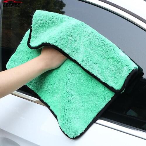 1200GSM Soft Microfiber Car Wash Towel Car Accessories Strong Water Absorption Cloth Auto Cleaning Door Window Care