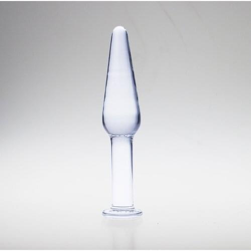 13cm Bullet Glass plug anal sex toys for woman lesbian G SPOT squirt Crystal BUT anal prostate stimulator anus BUTT plug