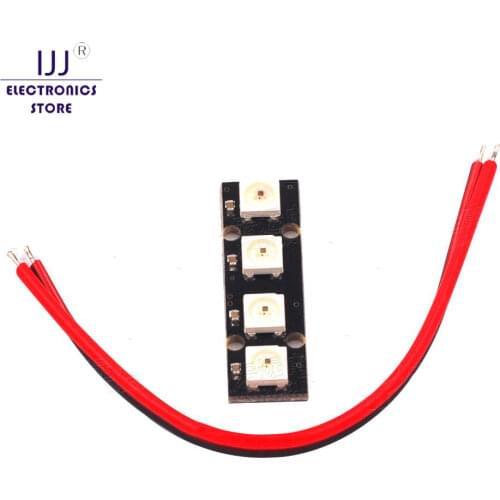4 Bit WS2812 5050 RGB LED Light Built-In Full Color-Driven Development Board for Arduino NAZE32 F3 FLIP32 CC3D DIY