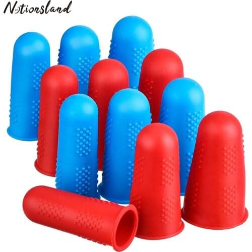 5PCS Rubber Thimbles Reusable Thimble for Sewing Embroidery Needlework Finger Protector DIY Craft Sewing Accessoires