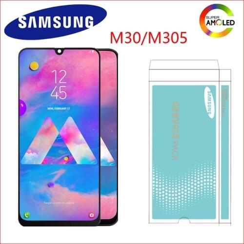 6.4" Original LCD For Samsung Galaxy M30 LCD M30 2019 M305F LCD Display Touch Screen Digitizer Assembly Replacement