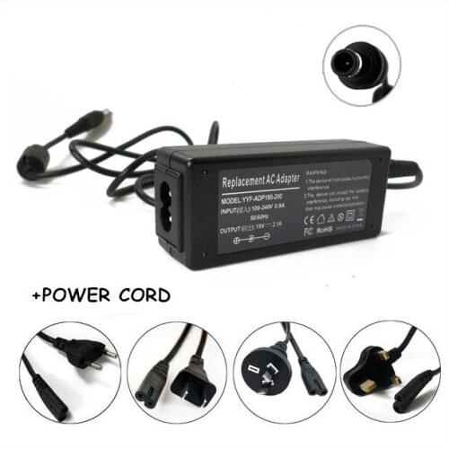 19V 2.1A Laptop AC Adapter For Ordenador Portatil Samsung N145 N150 NP-NF210 NF210 Sens 640 750 AD-4019S NP-350U2A NP-530U4B