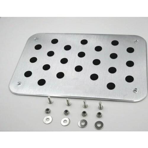 TTCR-II Car Accessories For Renault alpine Universal Floor Carpet Mat Pedal Pad Footrest Plate pads Styling Sticker