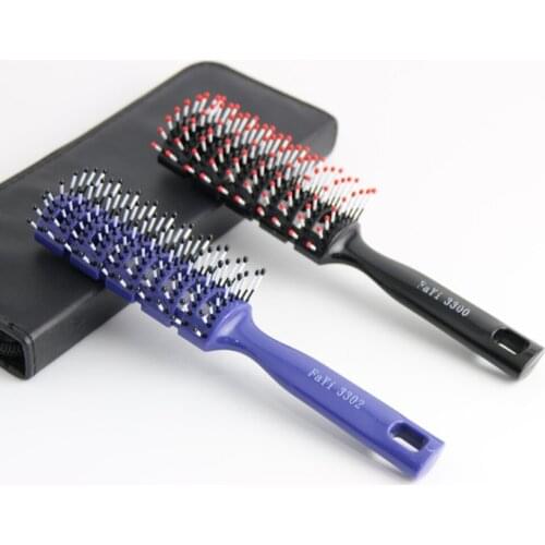 Hair Curly Comb Spares Ribs Anti-static Buckle Roller Round Bristles Brush Tools Hair Styling Brush Salon Home Hairdressing