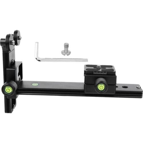 Aluminium Alloy Camera Telephoto Lens Bracket Stable Supporting Plate Height Adjustable