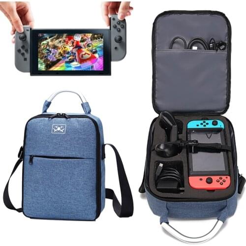 Portable Game Bags Game Storage Case Protective Handle Carry Case Cover Zipper Protective Shell For Nintend Switch