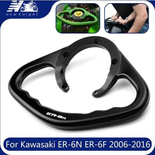 For Kawasaki ER-6N ER-6F 2006-2016 Motorcycle Aluminum Passenger Handgrips Hand Grip Tank Grab Bar Handles Armrest Accessories