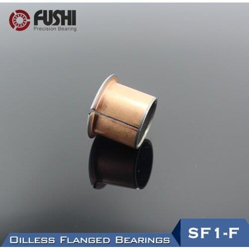 SF1-F Oilless Flanged Bushing Bearing SF1-F06040 SF1-F06060 SF1-F06070 ( 5 Pcs) SF1 Self Lubricating Composite Flange Bearings