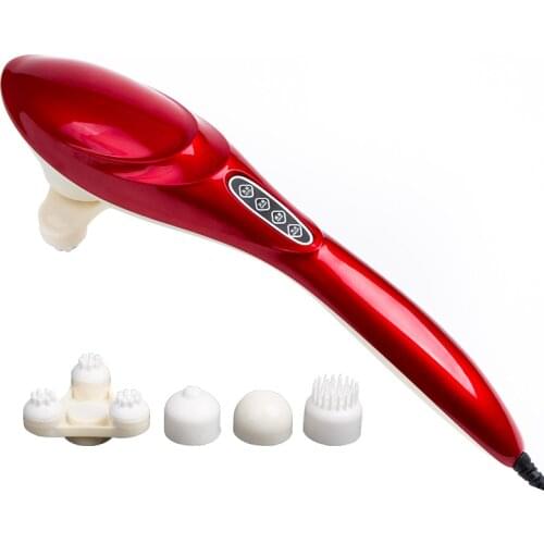 Heads Dolphin Infrared Electric Kneading Cervical Vertebra Massager Beating Full Body Massage Stress Release Electronic Care