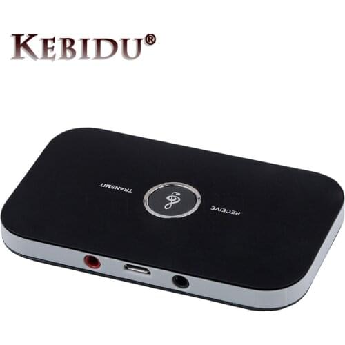 Kebidu Hifi 2 in 1 Bluetooth 5.0 Audio Transmitter Receiver Adapter Wireless A2DP Bluetooth Audio Adapter Portable Audio Player
