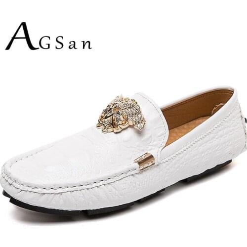 Men Loafers Luxury Brand Driving Shoes Party Office Loafers Fashion Mens Flats Slip On Moccasins Big Size 36-48 Man Footwear