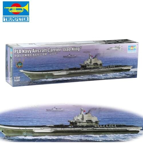 Trumpeter Electric 1/350 Scale Plane Navy Aircraft Carrier "Liao Ning" Assemble Ship Model Toy
