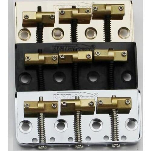 New Wilkinson WTBS Short TL Electric Guitar Bridge - Compensated Saddles in Chrome, Black or Gold