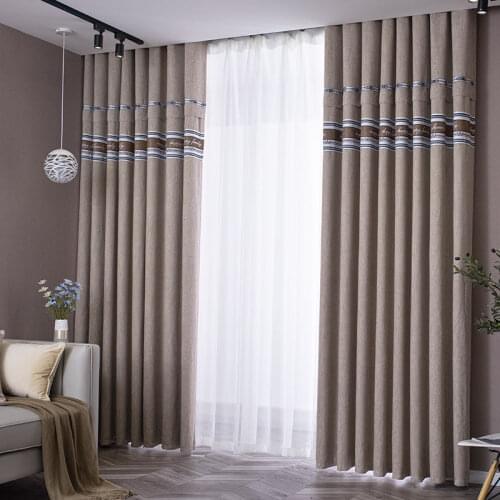 310cm Height Window Curtain For Blackout Bedroom Living Room Soundproof Finished Curtains Stitching Curtains