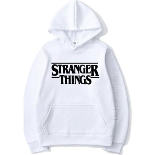Stranger Things Letter Printing Hoodies Men/Women Daily Casual Hooded Tops Streetwear Pullover Spring Trendy Hip Hop Hoodie