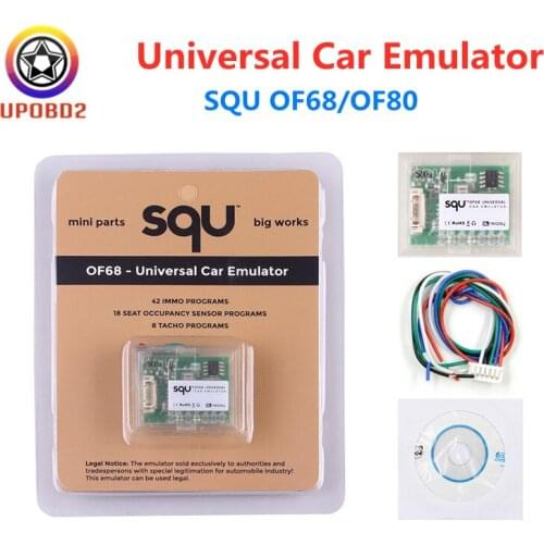 Universal SQU OF68 Car Emulator IMMO Emulator V96(K-LINE/CANBUS) OF80 Signal Reset Program Diagnostic Seat Ocuupancy