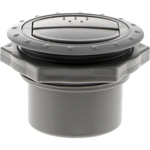 Universal RV Yacht Side Roof A/C Air Vent Exhaust Outlet, Install Hole: 60mm, Easy Installtion, Grey