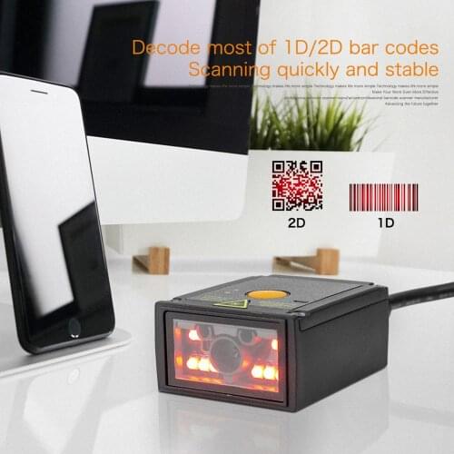 NETUM Embedded Scanning Module 1D 2D QR Barcode Scan Head USB/RS232 Industrial Fixed Scan Engine Mount Barcode Scanner NT-90