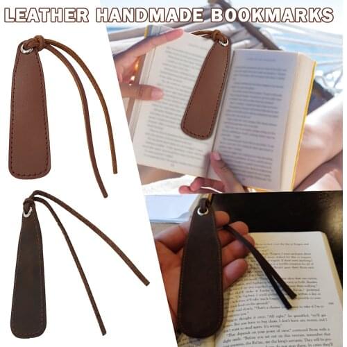 Leather Bookmarks Bookmarks For Both Boys And Girls In The Library Book Markers/tab For Books/stationery School Office Supply TP
