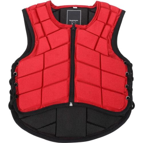 Kid Equestrian Vest Shock Absorption Children Horse Riding Body Protector Breathable Outdoor Safety Horse Riding Equestrian Vest