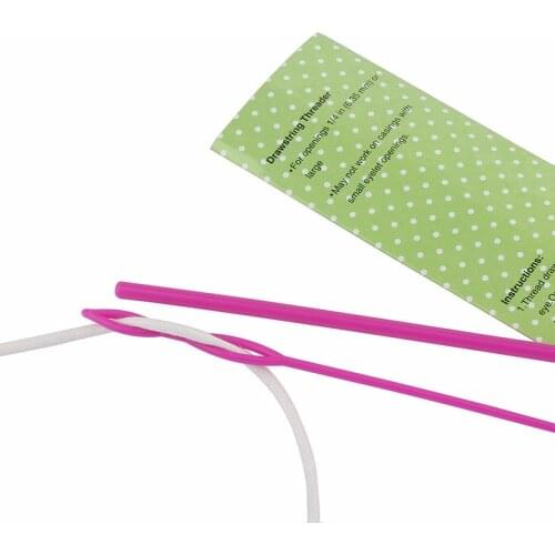 1pcs Plastic belt wearer DIY home sweatpants shorts pants jackets coats double hole Wear elastic strap tool Sewing accessories