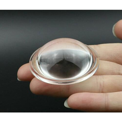 1PC Bright Light Focusing Flashlight Lens Acrylic Magnifying Glass PMMA Plano Convex Condenser Lens for Zoom LED Bike Head Lam