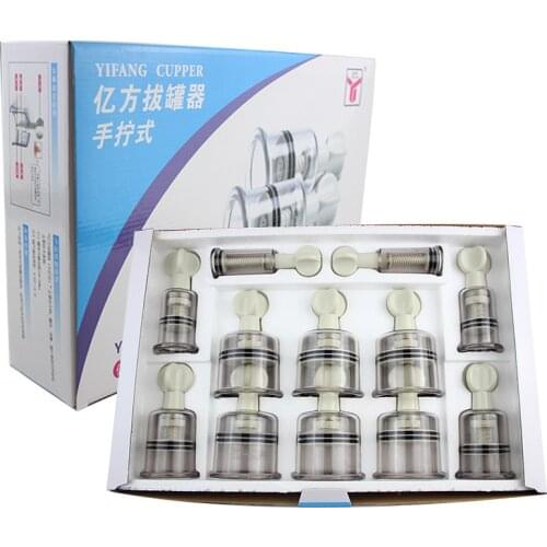 12 cans Massage Cups Twist Suction Cupping Cup Nipple Enhancer Massage Cans Vacuum Fetish Plastic Enlarger Suction Enlarger Body