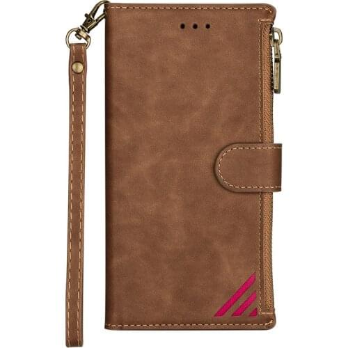 2021 Zipper Luxury Leather Case for Xiaomi 10 MI10Lite Pro Redmi Note8 Note9 S MAX 10X 4G Flip Wallet Phone Case