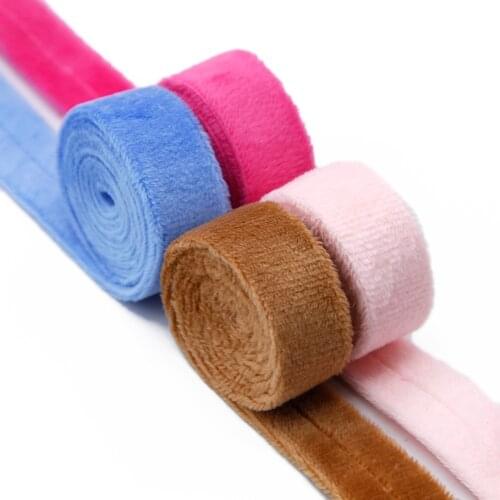 3/4" Velvet Layering Cloth Ribbons Fabric (2Y Discontinuous)Crafts Bow-knot Home Packing Wedding Decoration Gift DIY,2Yc8980