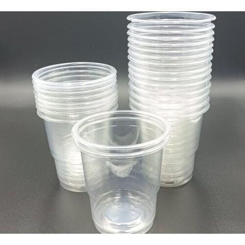 45pcs Clear Disposable Plastic Cups - Cold Party Drinking Cups 180ml