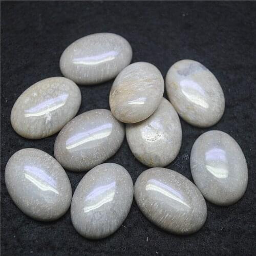 5PCS Grey Jasper Stone Cabochons 18X25MM Hot Selling Oval Shape For Women Charms Pendants Making Good For Your DIY