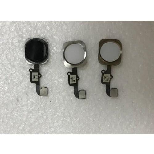 50pcs/Lot Home Button With Flex Cable Ribbon Assembly For IPhone 6 6S Plus Replacement Part