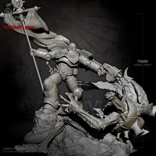 75MM Resin model kits figure DIY toy self-assembled TD-2519