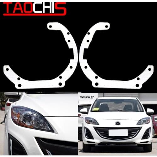 Taochis Car-Styling frame adapter module DIY Bracket Holder for Mazda 3 Hella 3 5 Projector lens fasten headlight