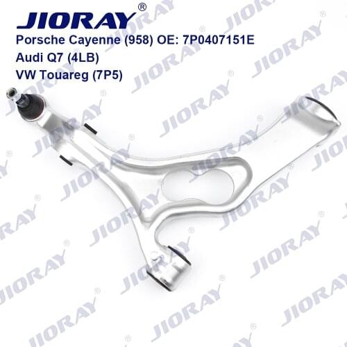 JIORAY Front Lower Left Suspension Control Arm Triangle For Porsche Cayenne 958 92A VW Volkswagen 7P5 Audi Q7 4LB
